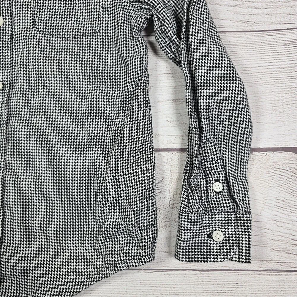 Janie & Jack Boy's Button Down Dress Shirt Size 4 Long Sleeve Cotton